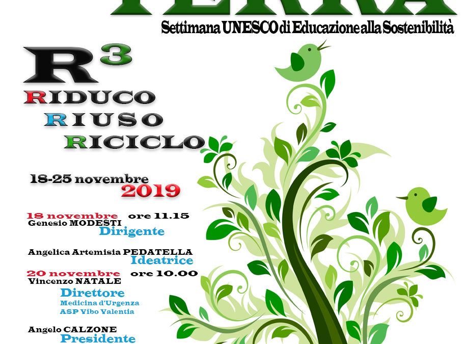 MADRE TERRA R3 – RIDUCO RIUSO RICICLO Evento di formazione per le scuole